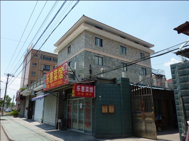 浙江私人別墅樓飾貼軟陶磚混拼