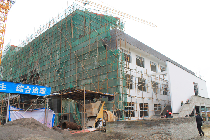 貴州新洲學校施工現場