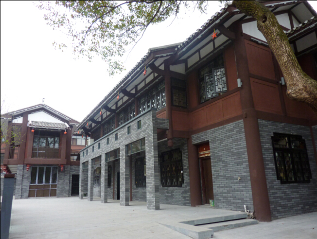 遵義會址外墻磚效果圖