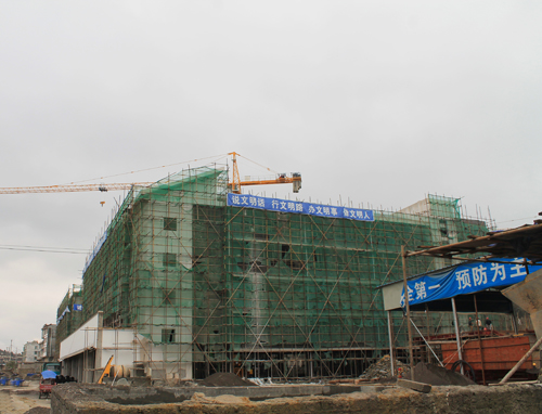 遵義新洲學校施工現場